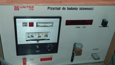 Przyrząd do badania lutowności ITR