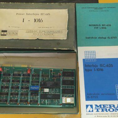 Karta interfejsu IEC-625 Meratronik I-1016