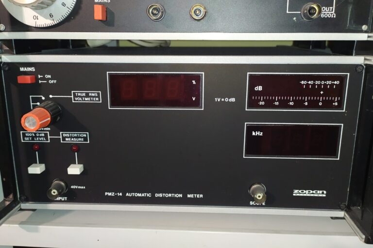 Miernik zniekształceń nieliniowych ZOPAN PMZ14