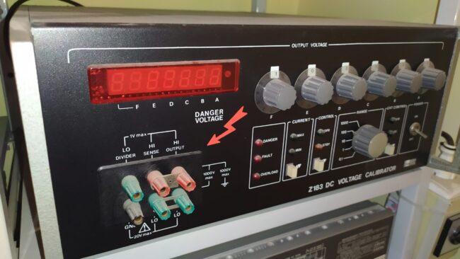 Kalibrator napięcia Z-183 Meratronik Kalibrator napięcia Z-183 Meratronik