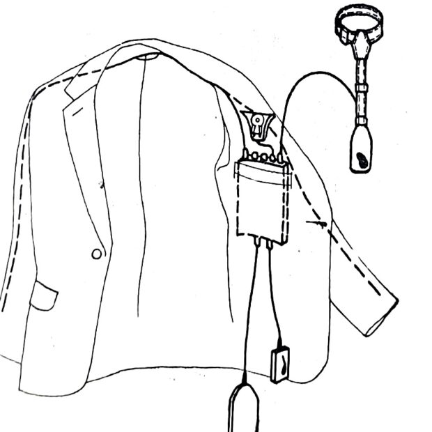 Radiotelefon kamuflowany Radmor -instalacja