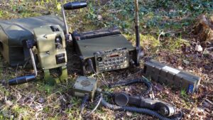 Radiostacja PRC600 z zewnętrznym głośnikiem